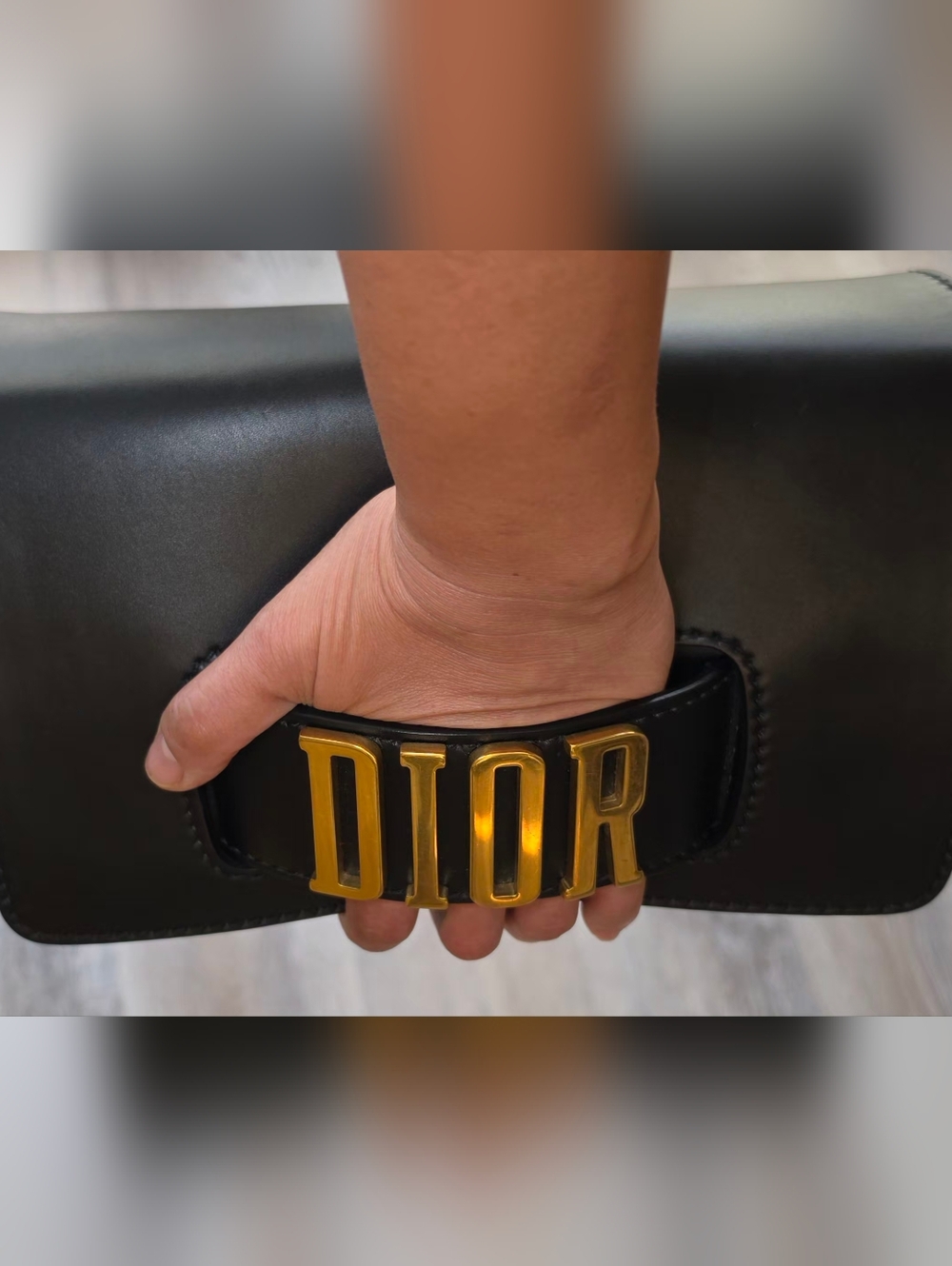Christian Dior Smooth Calfskin Dio(r)evolution Flap Bag Black - Picture 13 of 16
